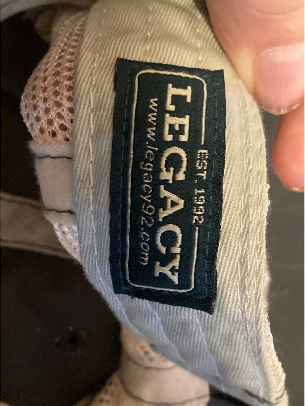 Legacy LEGACY92 Georgia Tech Yellow Jackets Trucker Hat Black Cotton Front